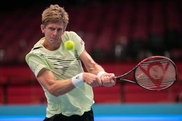 Kevin Anderson RSA Tennis FIRST BENCH OPEN 2020 ATP 500 Stadthalle Vienna Austria 30 October 2020 Â Copyright: xJuergenxHasenkopfx