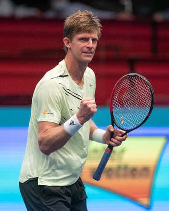 Kevin Anderson RSA makes the fist and cheers, cheers, joy, emotion Tennis FIRST BENCH OPEN 2020 ATP 500 Stadthalle Vienna Austria 30 October 2020 Â Copyright: xJuergenxHasenkopfx