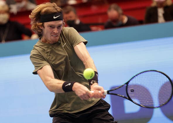 TENNIS - ATP, Tennis Herren Erste Bank Open VIENNA,AUSTRIA,30.OCT.20 - TENNIS - ATP World Tour, Erste Bank Open. Image shows Andrey Rublev (RUS). GEPAxpictures xWalterxLuger