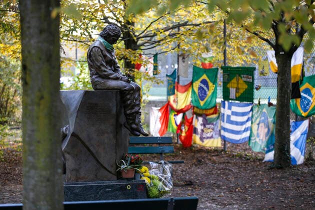 Motorsports FIA Formula One World Championship 2020, Grand Prix of Emilia Romagna, Tributes to Ayrton Senna Imola Italy