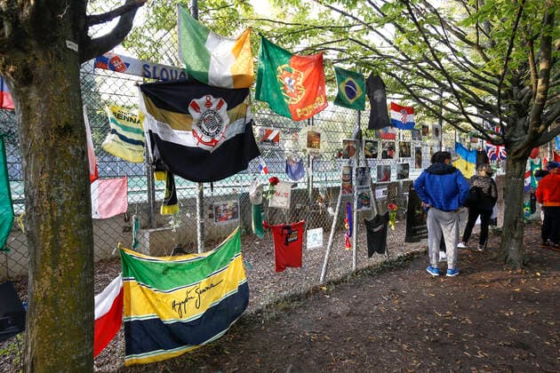 Motorsports FIA Formula One World Championship 2020, Grand Prix of Emilia Romagna, Tributes to Ayrton Senna Imola Italy
