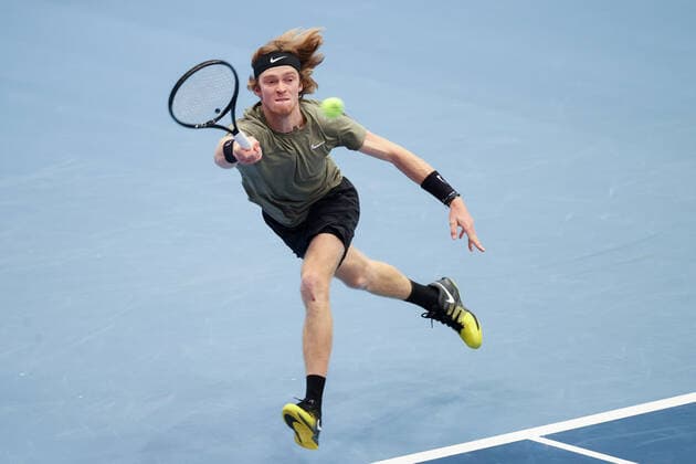 TENNIS - ATP, Tennis Herren Erste Bank Open VIENNA,AUSTRIA,30.OCT.20 - TENNIS - ATP World Tour, Erste Bank Open. Image shows Andrey Rublev (RUS). GEPAxpictures xChristianxWalgram
