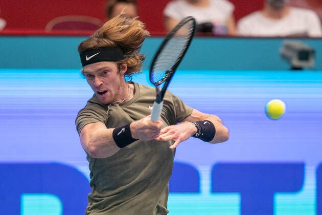 Andrey Rublev Tennis ERSTE BANK OPEN 2020 ATP 500 Stadthalle Vienna Austria 30 October 2020 Â Copyright: xJuergenxHasenkopfx