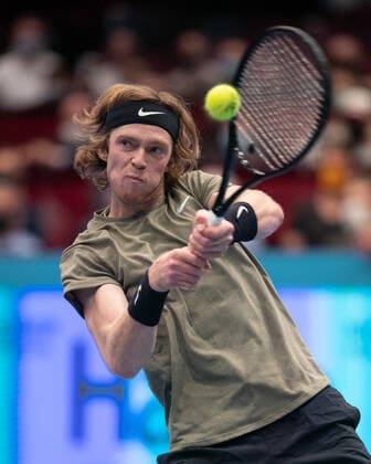 Andrey Rublev Tennis ERSTE BANK OPEN 2020 ATP 500 Stadthalle Vienna Austria 30 October 2020 Â Copyright: xJuergenxHasenkopfx
