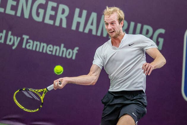 In the picture Botic Van de Zandschulp NED TENNIS CHALLENGER HAMBURG presented by TANNENHOF, Hamburg, DTB base Hamburg, 30 10 2020,