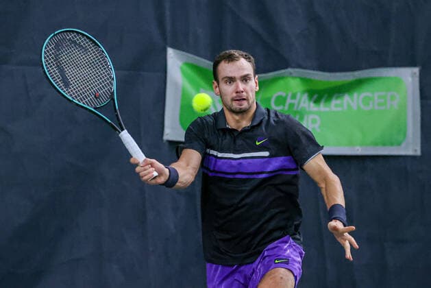 In the picture Roman SAFIULLIN RUS TENNIS CHALLENGER HAMBURG presented by TANNENHOF, Hamburg, DTB Stützpunkt Hamburg, 30 10 2020