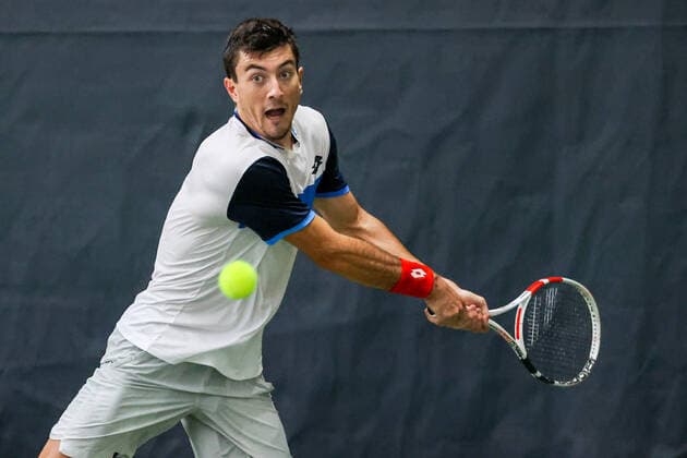 In the picture Sebastian Ofner AUT TENNIS CHALLENGER HAMBURG presented by TANNENHOF, Hamburg, DTB Base Hamburg, 30 10 2020,