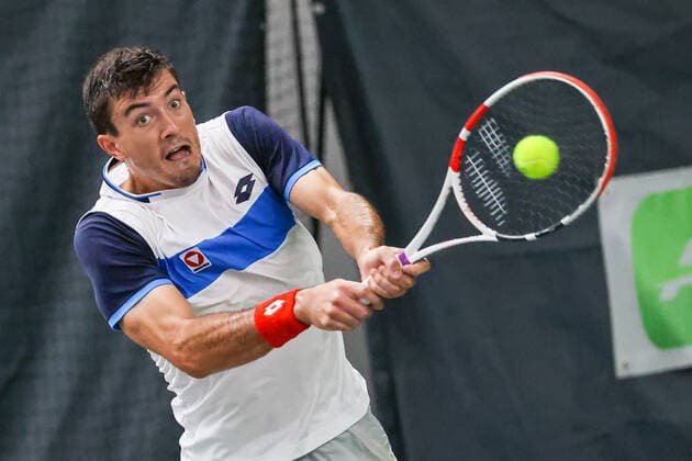 In the picture Sebastian Ofner AUT TENNIS CHALLENGER HAMBURG presented by TANNENHOF, Hamburg, DTB Base Hamburg, 30 10 2020,