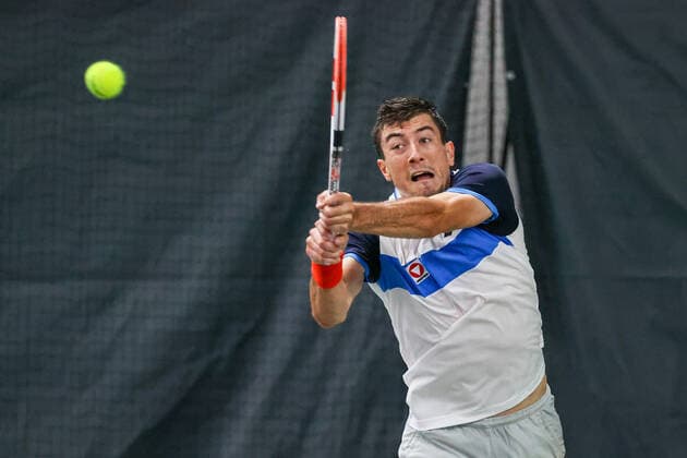In the picture Sebastian Ofner AUT TENNIS CHALLENGER HAMBURG presented by TANNENHOF, Hamburg, DTB Base Hamburg, 30 10 2020,