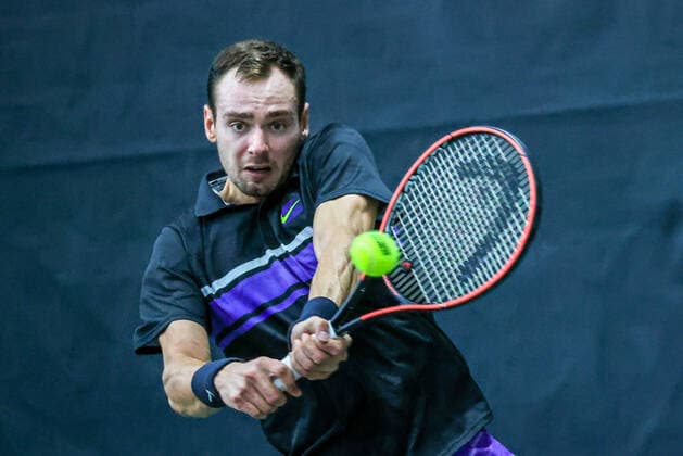 In the picture Roman SAFIULLIN RUS TENNIS CHALLENGER HAMBURG presented by TANNENHOF, Hamburg, DTB Stützpunkt Hamburg, 30 10 2020