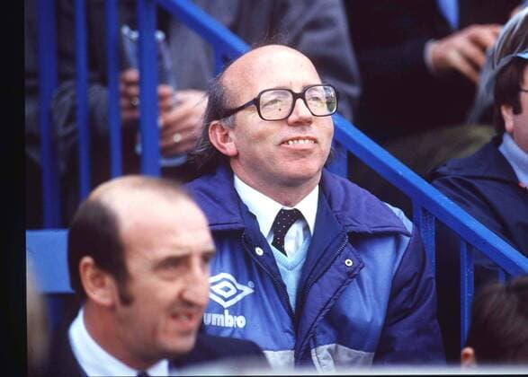 NOBBY STILES. WEST BROMWICH ABLION MANAGER.1985 86. 