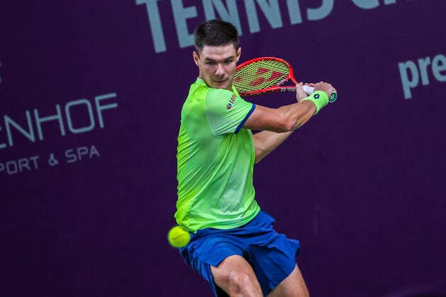 In the picture Kamil Majchrzak POL 1 TENNIS CHALLENGER HAMBURG presented by TANNENHOF, Hamburg, DTB Base Hamburg, 30 10 2020,