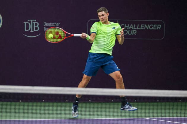 In the picture Kamil Majchrzak POL 1 TENNIS CHALLENGER HAMBURG presented by TANNENHOF, Hamburg, DTB Base Hamburg, 30 10 2020,