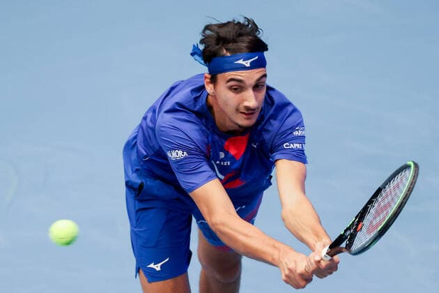TENNIS - ATP, Tennis Herren Erste Bank Open VIENNA,AUSTRIA,30.OCT.20 - TENNIS - ATP World Tour, Erste Bank Open. Image shows Lorenzo Sonego (ITA). GEPAxpictures xChristianxWalgram