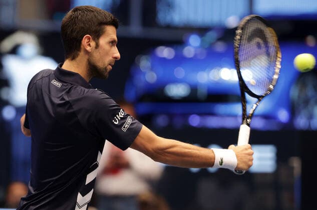 TENNIS - ATP, Tennis Herren Erste Bank Open VIENNA,AUSTRIA,30.OCT.20 - TENNIS - ATP World Tour, Erste Bank Open. Image shows Novak Djokovic (SRB). GEPAxpictures xWalterxLuger