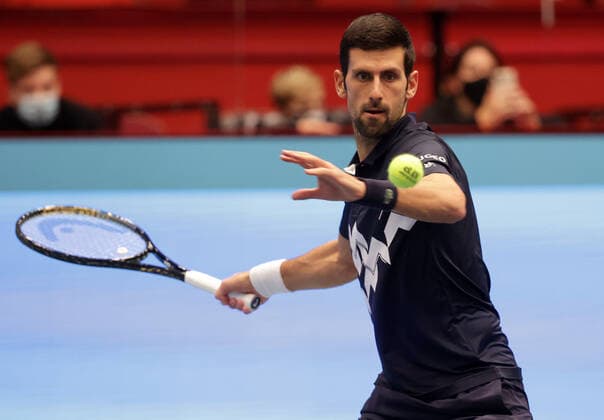 TENNIS - ATP, Tennis Herren Erste Bank Open VIENNA,AUSTRIA,30.OCT.20 - TENNIS - ATP World Tour, Erste Bank Open. Image shows Novak Djokovic (SRB). GEPAxpictures xWalterxLuger