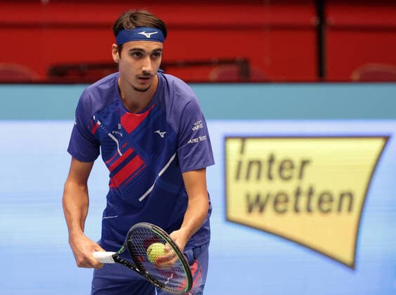 TENNIS - ATP, Tennis Herren Erste Bank Open VIENNA,AUSTRIA,30.OCT.20 - TENNIS - ATP World Tour, Erste Bank Open. Image shows Lorenzo Sonego (ITA). GEPAxpictures xWalterxLuger