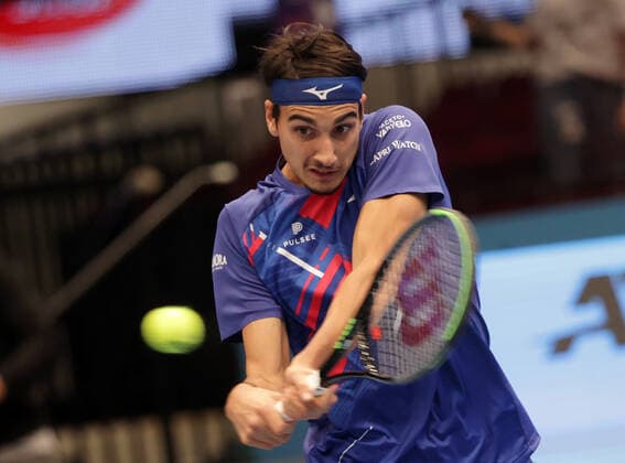 TENNIS - ATP, Tennis Herren Erste Bank Open VIENNA,AUSTRIA,30.OCT.20 - TENNIS - ATP World Tour, Erste Bank Open. Image shows Lorenzo Sonego (ITA). GEPAxpictures xWalterxLuger