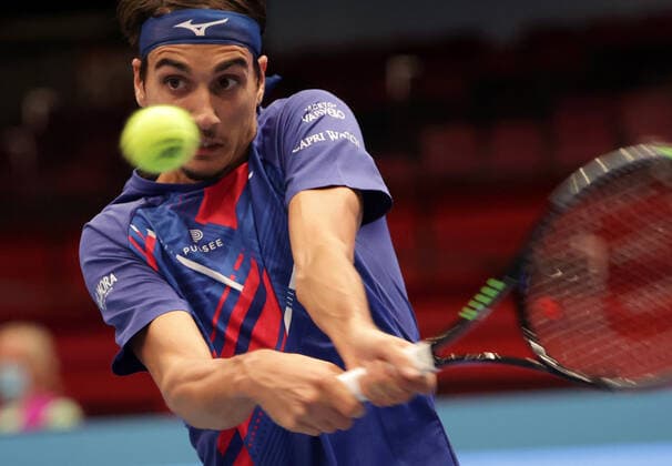 TENNIS - ATP, Tennis Herren Erste Bank Open VIENNA,AUSTRIA,30.OCT.20 - TENNIS - ATP World Tour, Erste Bank Open. Image shows Lorenzo Sonego (ITA). GEPAxpictures xWalterxLuger