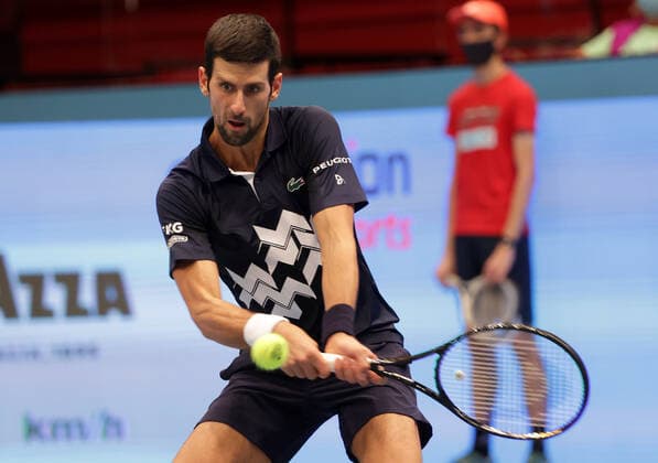 TENNIS - ATP, Tennis Herren Erste Bank Open VIENNA,AUSTRIA,30.OCT.20 - TENNIS - ATP World Tour, Erste Bank Open. Image shows Novak Djokovic (SRB). GEPAxpictures xWalterxLuger