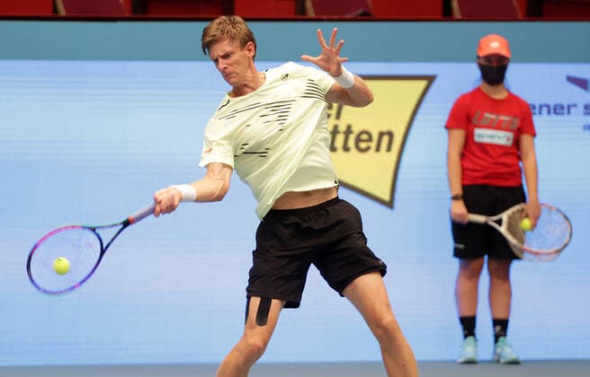 TENNIS - ATP, Tennis Herren Erste Bank Open VIENNA,AUSTRIA,31.OCT.20 - TENNIS - ATP World Tour, Erste Bank Open. Image shows Kevin Anderson (RSA). GEPAxpictures xWalterxLuger
