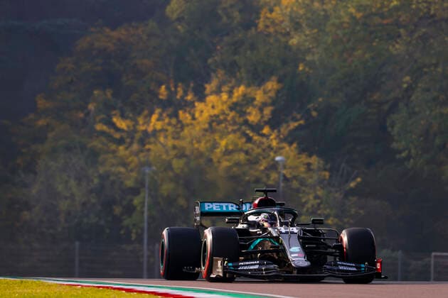Motorsports FIA Formula One World Championship 2020, Grand Prix of Emilia Romagna, 44 Lewis Hamilton GBR, Mercedes AMG Petronas Formula One Team , Imola Italy