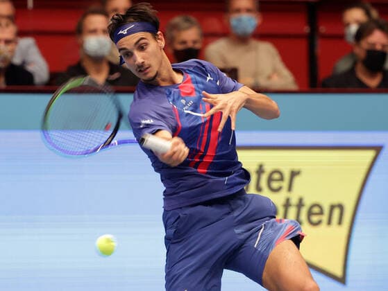 TENNIS - ATP, Tennis Herren Erste Bank Open VIENNA,AUSTRIA,31.OCT.20 - TENNIS - ATP World Tour, Erste Bank Open. Image shows Lorenzo Sonego (ITA). GEPAxpictures xWalterxLuger