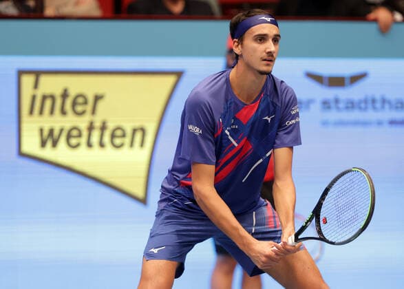 TENNIS - ATP, Tennis Herren Erste Bank Open VIENNA,AUSTRIA,31.OCT.20 - TENNIS - ATP World Tour, Erste Bank Open. Image shows Lorenzo Sonego (ITA). GEPAxpictures xWalterxLuger