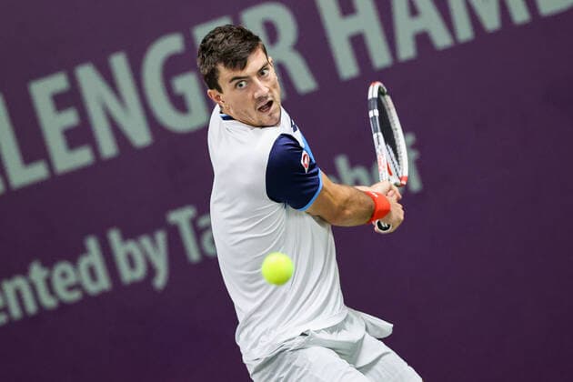 In the picture Sebastian Ofner AUT TENNIS CHALLENGER HAMBURG presented by TANNENHOF, Hamburg, DTB Base Hamburg, 31 10 2020,