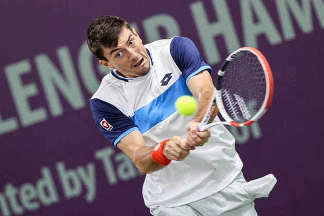 In the picture Sebastian Ofner AUT TENNIS CHALLENGER HAMBURG presented by TANNENHOF, Hamburg, DTB Base Hamburg, 31 10 2020,