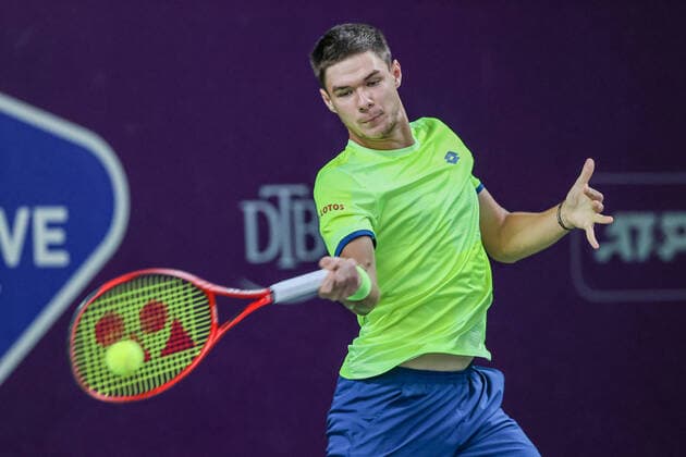 In the picture Kamil Majchrzak POL 1 TENNIS CHALLENGER HAMBURG presented by TANNENHOF, Hamburg, DTB Base Hamburg, 31 10 2020,