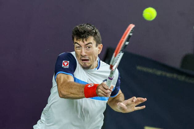 In the picture Sebastian Ofner AUT TENNIS CHALLENGER HAMBURG presented by TANNENHOF, Hamburg, DTB Base Hamburg, 31 10 2020,