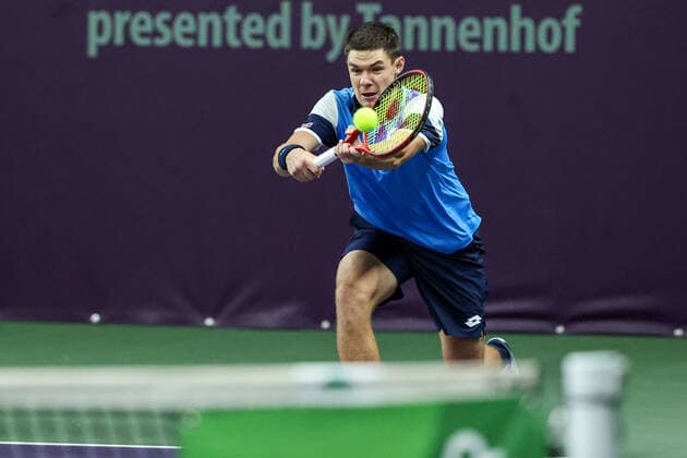 In the picture Kamil Majchrzak POL 1 TENNIS CHALLENGER HAMBURG presented by TANNENHOF, Hamburg, DTB Base Hamburg, 31 10 2020,