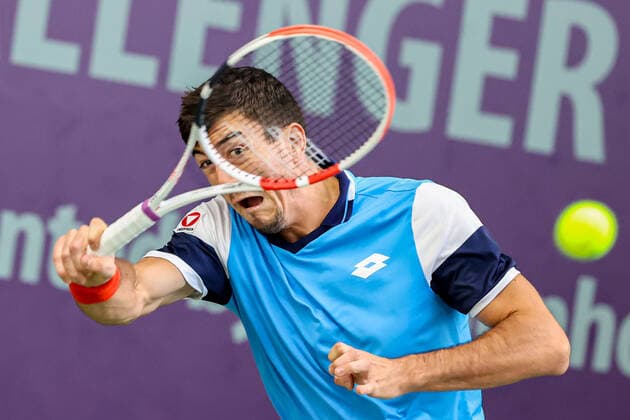 In the picture Sebastian Ofner AUT TENNIS CHALLENGER HAMBURG presented by TANNENHOF, Hamburg, DTB Base Hamburg, 01 11 2020,