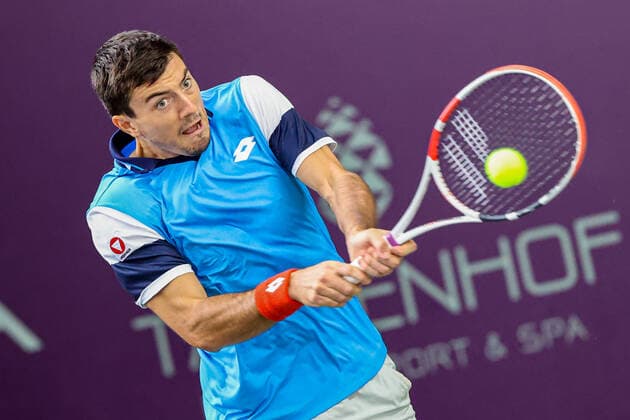 In the picture Sebastian Ofner AUT TENNIS CHALLENGER HAMBURG presented by TANNENHOF, Hamburg, DTB Base Hamburg, 01 11 2020,