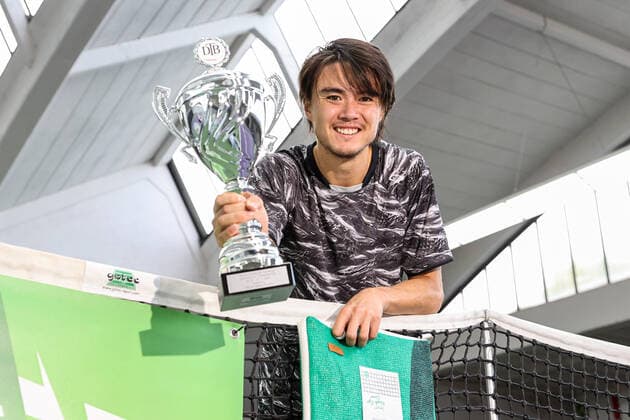 In the picture Taro Daniel JPN 2 winners 2020 TENNIS CHALLENGER HAMBURG presented by TANNENHOF, Hamburg, DTB base Hamburg, 01 11 2020,