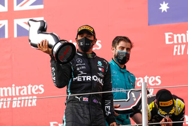 Motorsports FIA Formula One World Championship 2020, Grand Prix of Emilia Romagna, 44 Lewis Hamilton GBR, Mercedes AMG Petronas Formula One Team , Imola Italy