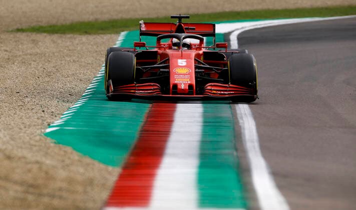 Motorsports FIA Formula One World Championship 2020, Grand Prix of Emilia Romagna, 5 Sebastian Vettel GER, Scuderia Ferrari Mission Winnow , Imola Italy