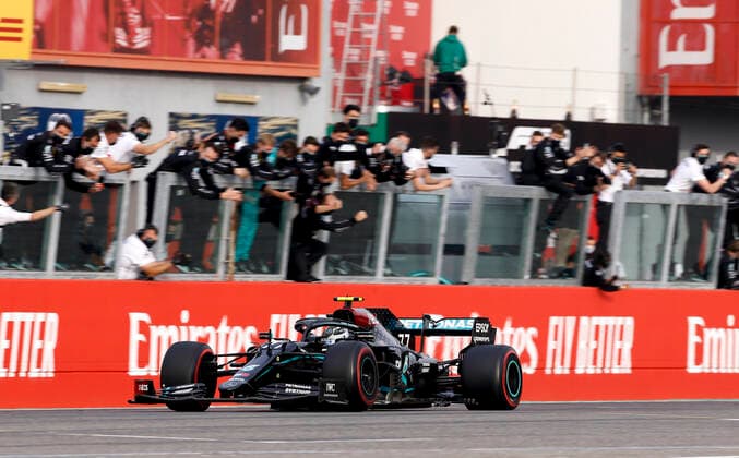 Motorsports FIA Formula One World Championship 2020, Grand Prix of Emilia Romagna, 77 Valtteri Bottas FIN, Mercedes AMG Petronas Formula One Team , Imola Italy