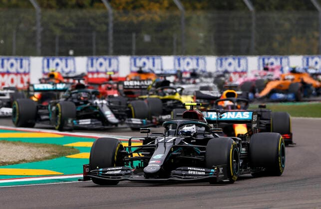 Motorsports FIA Formula One World Championship 2020, Grand Prix of Emilia Romagna, 77 Valtteri Bottas FIN, Mercedes AMG Petronas Formula One Team , Imola Italy