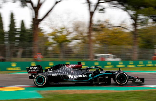 Motorsports FIA Formula One World Championship 2020, Grand Prix of Emilia Romagna, 44 Lewis Hamilton GBR, Mercedes AMG Petronas Formula One Team , Imola Italy