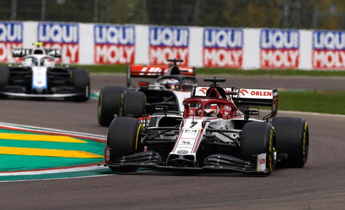 Motorsports FIA Formula One World Championship 2020, Grand Prix of Emilia Romagna, 7 Kimi Raikkonen FIN, Alfa Romeo Racing ORLEN , Imola Italy