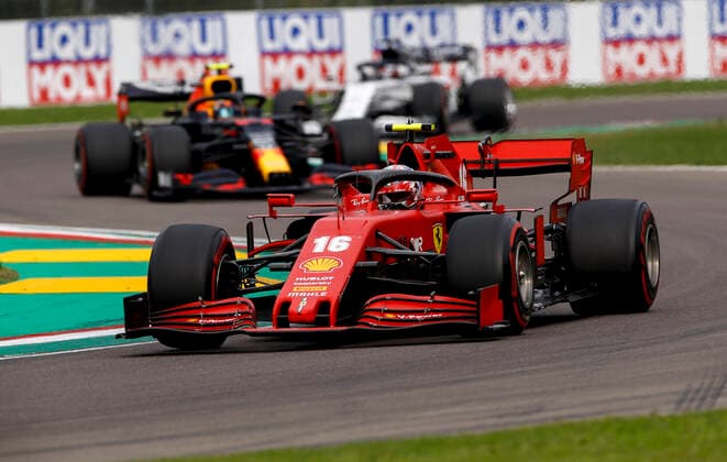 Motorsports FIA Formula One World Championship 2020, Grand Prix of Emilia Romagna, 16 Charles Leclerc MCO, Scuderia Ferrari Mission Winnow , Imola Italy