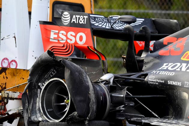 Motorsports FIA Formula One World Championship 2020, Grand Prix of Emilia Romagna, Car of 33 Max Verstappen NLD, Aston Martin Red Bull Racing , Imola Italy