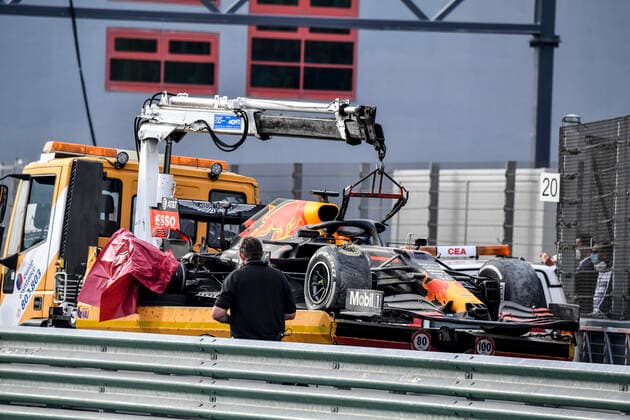 Motorsports FIA Formula One World Championship 2020, Grand Prix of Emilia Romagna, Car of 33 Max Verstappen NLD, Aston Martin Red Bull Racing , Imola Italy