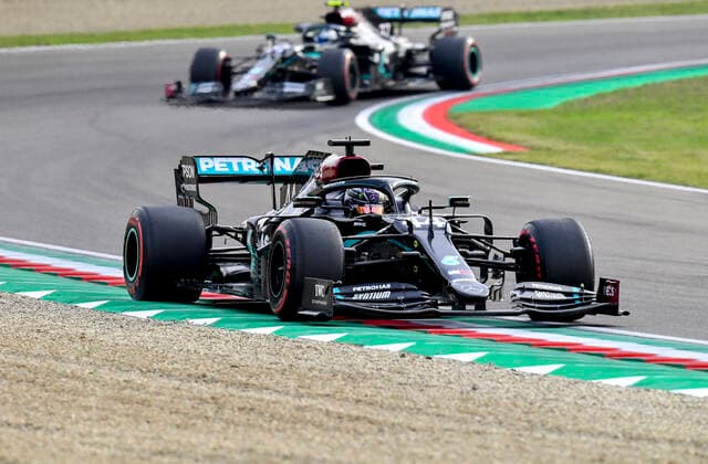 Motorsports FIA Formula One World Championship 2020, Grand Prix of Emilia Romagna, 44 Lewis Hamilton GBR, Mercedes AMG Petronas Formula One Team , Imola Italy