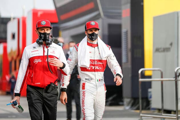 Motorsports FIA Formula One World Championship 2020, Grand Prix of Emilia Romagna, 99 Antonio Giovinazzi ITA, Alfa Romeo Racing ORLEN , Imola Italy