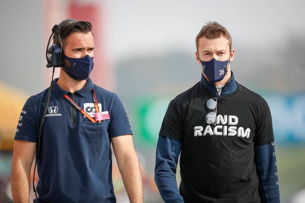 Motorsports FIA Formula One World Championship 2020, Grand Prix of Emilia Romagna, 26 Daniil Kvyat RUS, Scuderia AlphaTauri Honda , Imola Italy