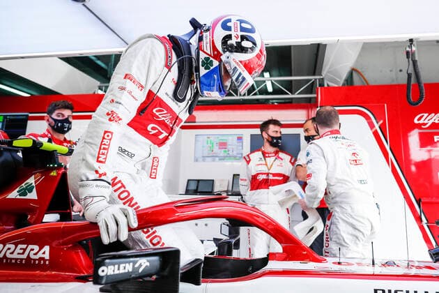 Motorsports FIA Formula One World Championship 2020, Grand Prix of Emilia Romagna, 99 Antonio Giovinazzi ITA, Alfa Romeo Racing ORLEN , Imola Italy