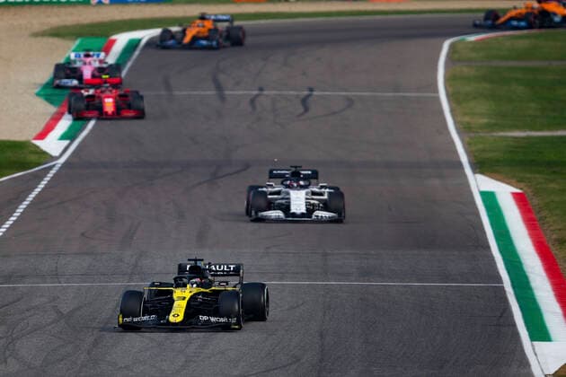 Motorsports FIA Formula One World Championship 2020, Grand Prix of Emilia Romagna, 3 Daniel Ricciardo AUS, Renault DP World F1 Team , Imola Italy